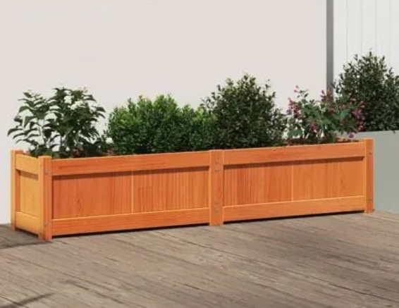 Jardinera de madera para exterior