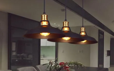 Lámpara estilo industrial